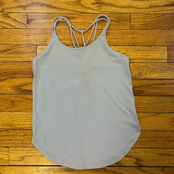Ivivva Lululemon Blue Serene Heart Tank, size 10 - Picture 2 of 10